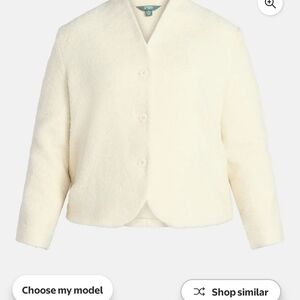 Terra & Sky Cream Teddy Jacket